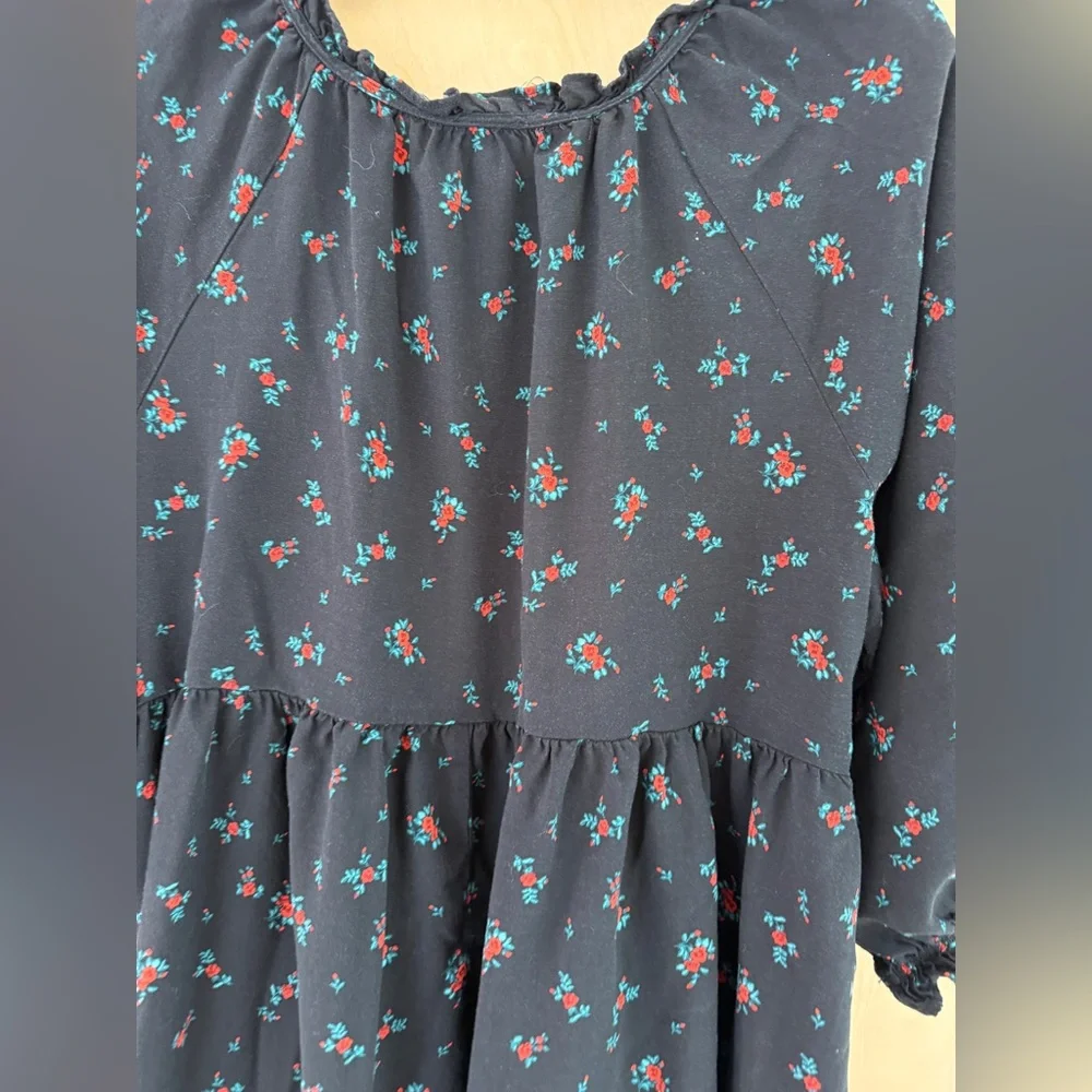 Torrid Challis Ruffle Mini Dress - Picture 8 of 8